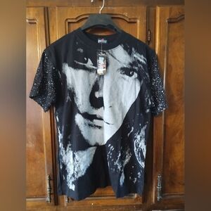 80s Vintage John Bon Jovi All‎ Over Print T-shirt